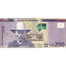 P15c Namibia 200 Dollars Year 2018
